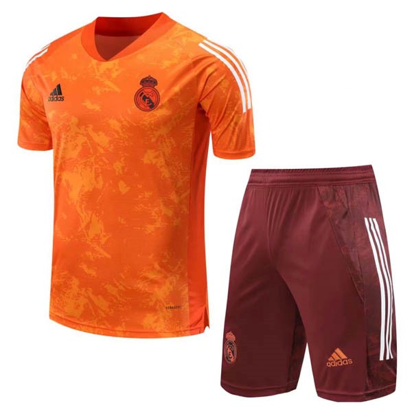 Entrenamiento Real Madrid Conjunto Completo 2020/21 Naranja